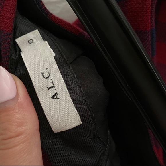 A.L.C. Thea wool plaid skirt - Picture 4 of 6